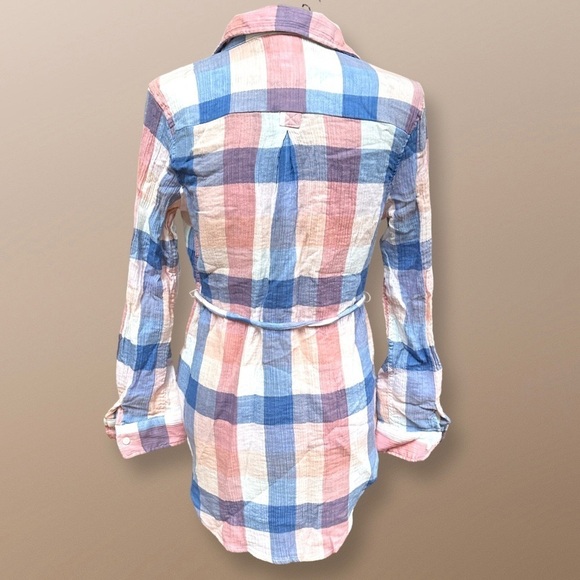 NWOT Isabel Maternity by Ingrid & Isabel Plaid Tunic Shirt Size XS - Picture 6 of 9